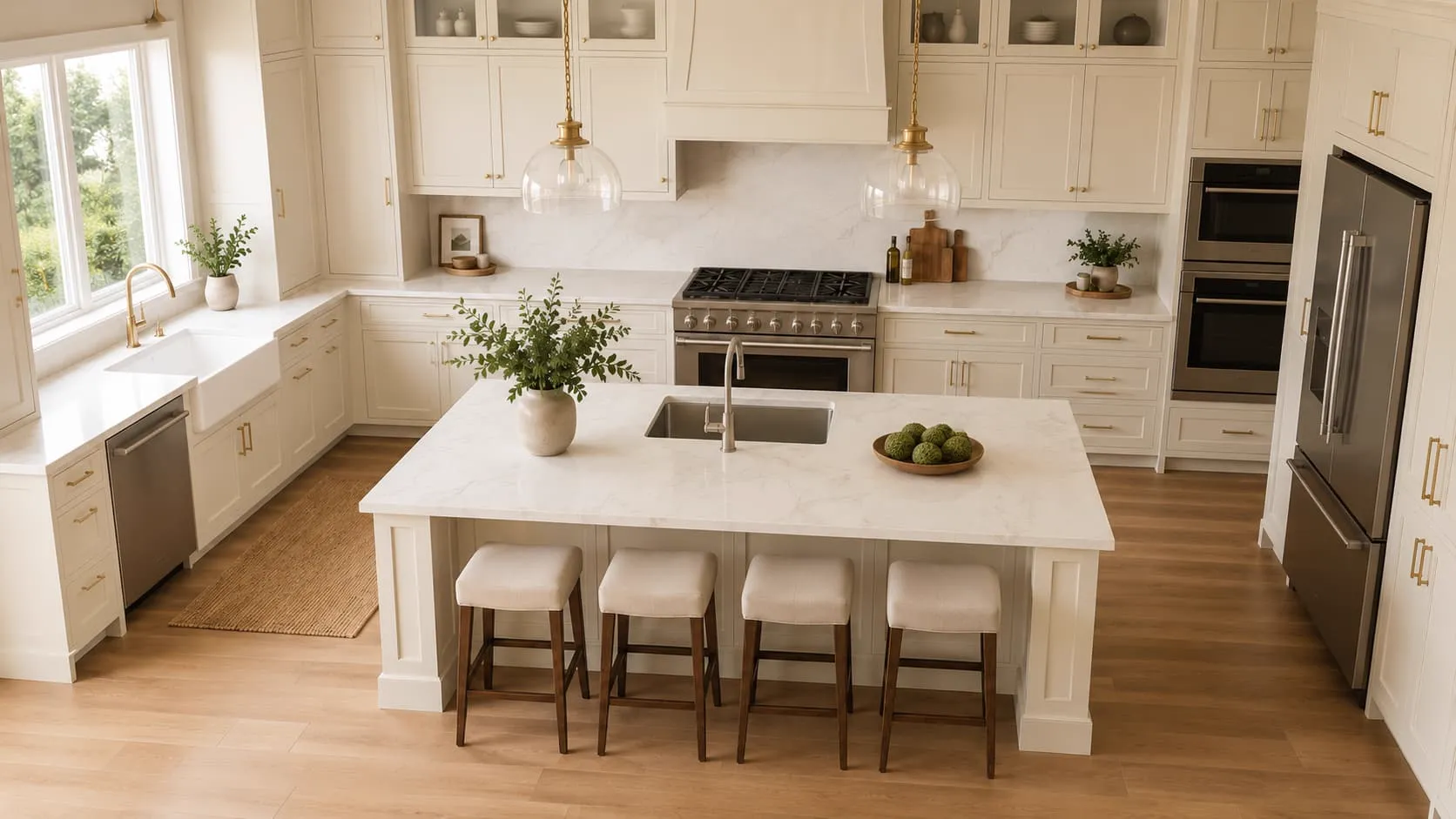 Cocina oscura contemporánea