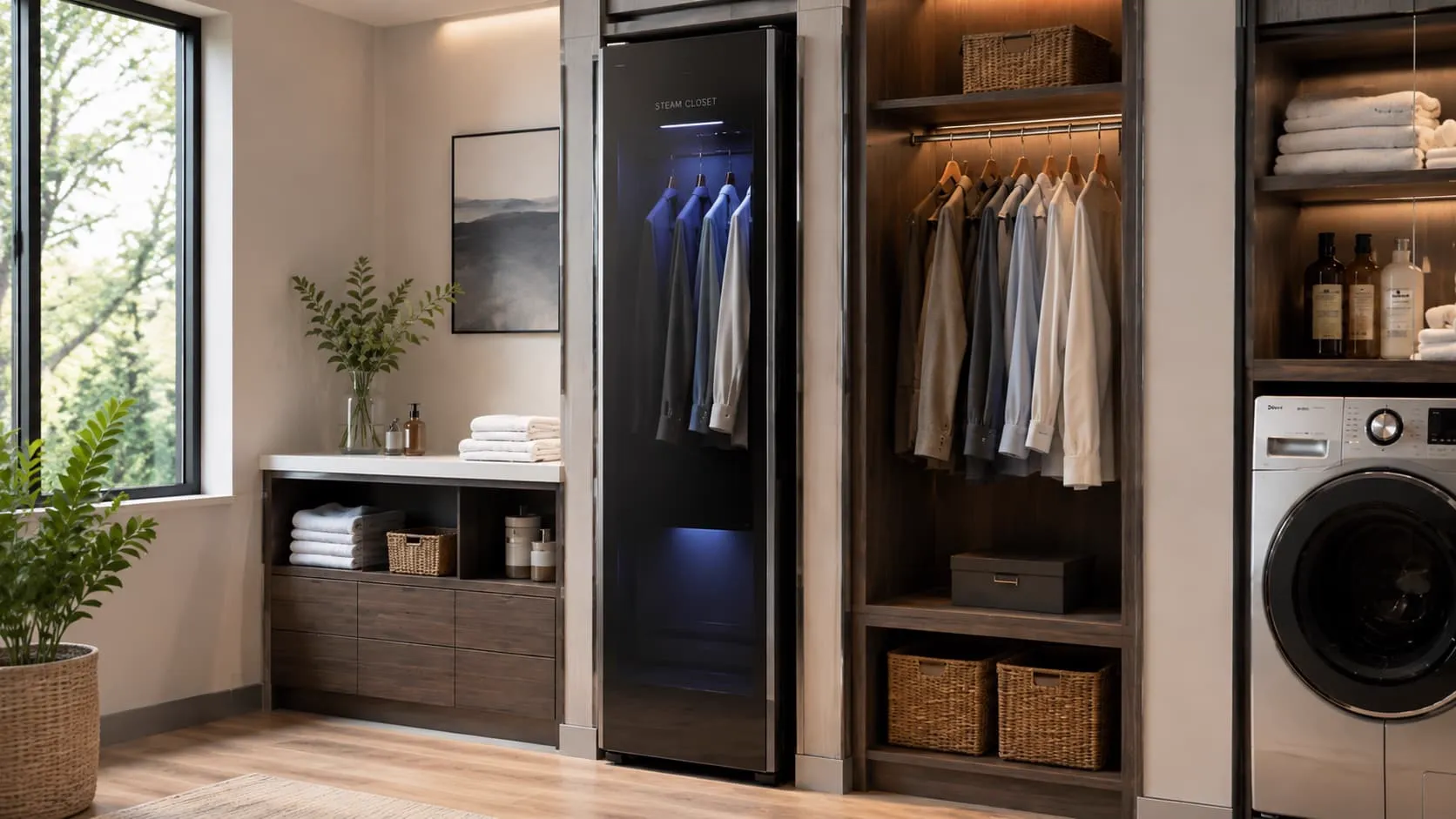 Closet con iluminación