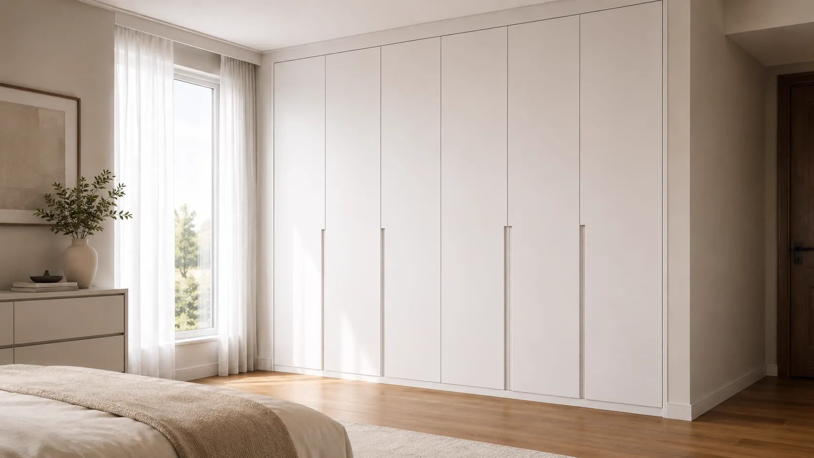 Closet con acabado premium